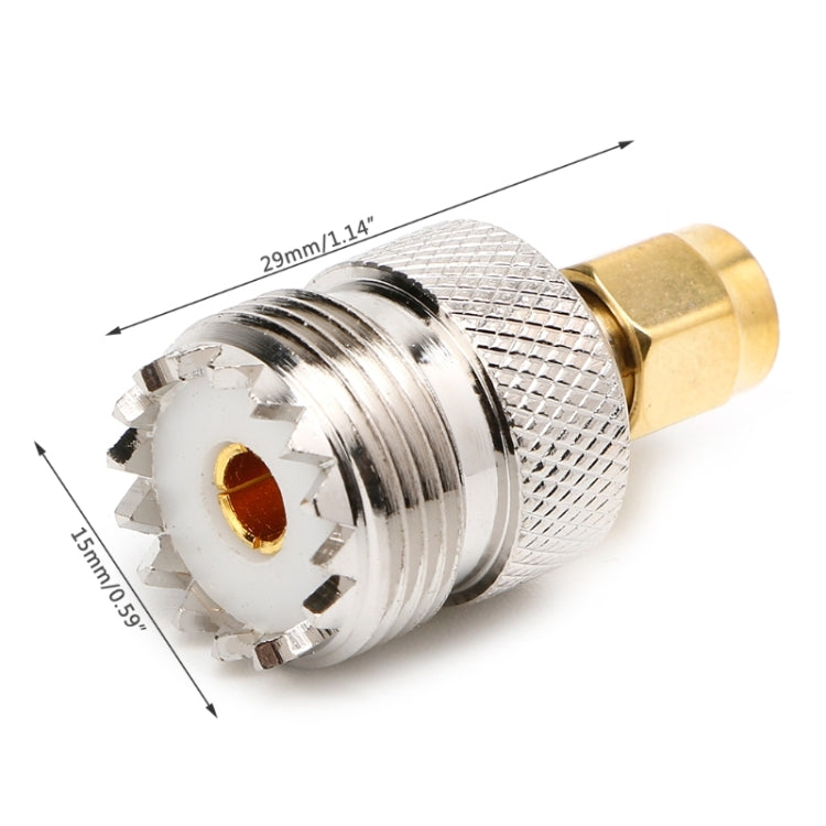 SMA Male To UHF Female RF Coaxial Connector Adapter, Male To UHF Female SMA Male To UHF Female RF Coaxial Connector Adapter, Male To UHF Female